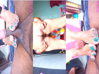 Pinky sexy bhabhi foot job amateur desi